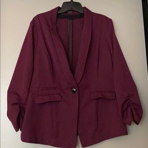 Dark purple blazer